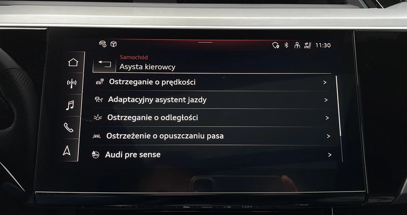 Audi e-tron cena 329900 przebieg: 4955, rok produkcji 2022 z Częstochowa małe 742